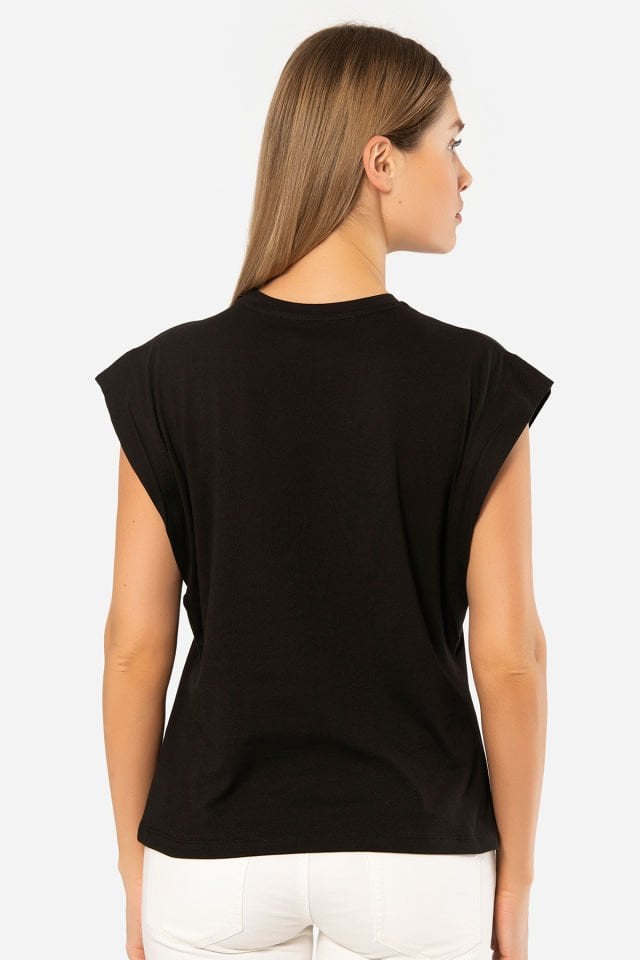 Türen Kadin Vatka Görünümlü T-shirt