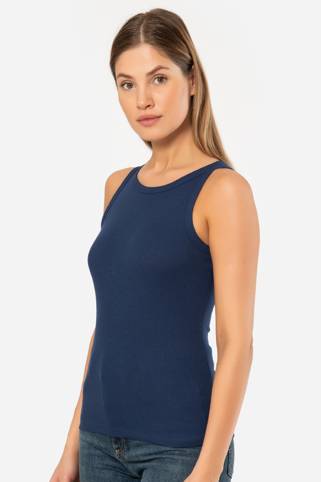 Kadin Halter Yaka Fitilli Atlet