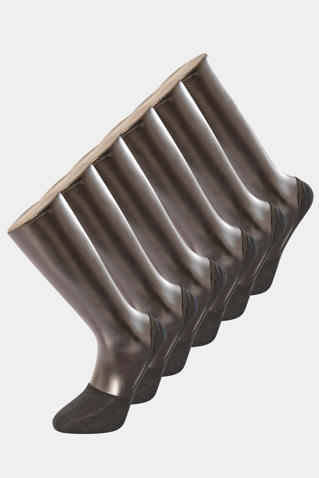 Türen Erkek Düz Babet Çorap 6'lı Paket