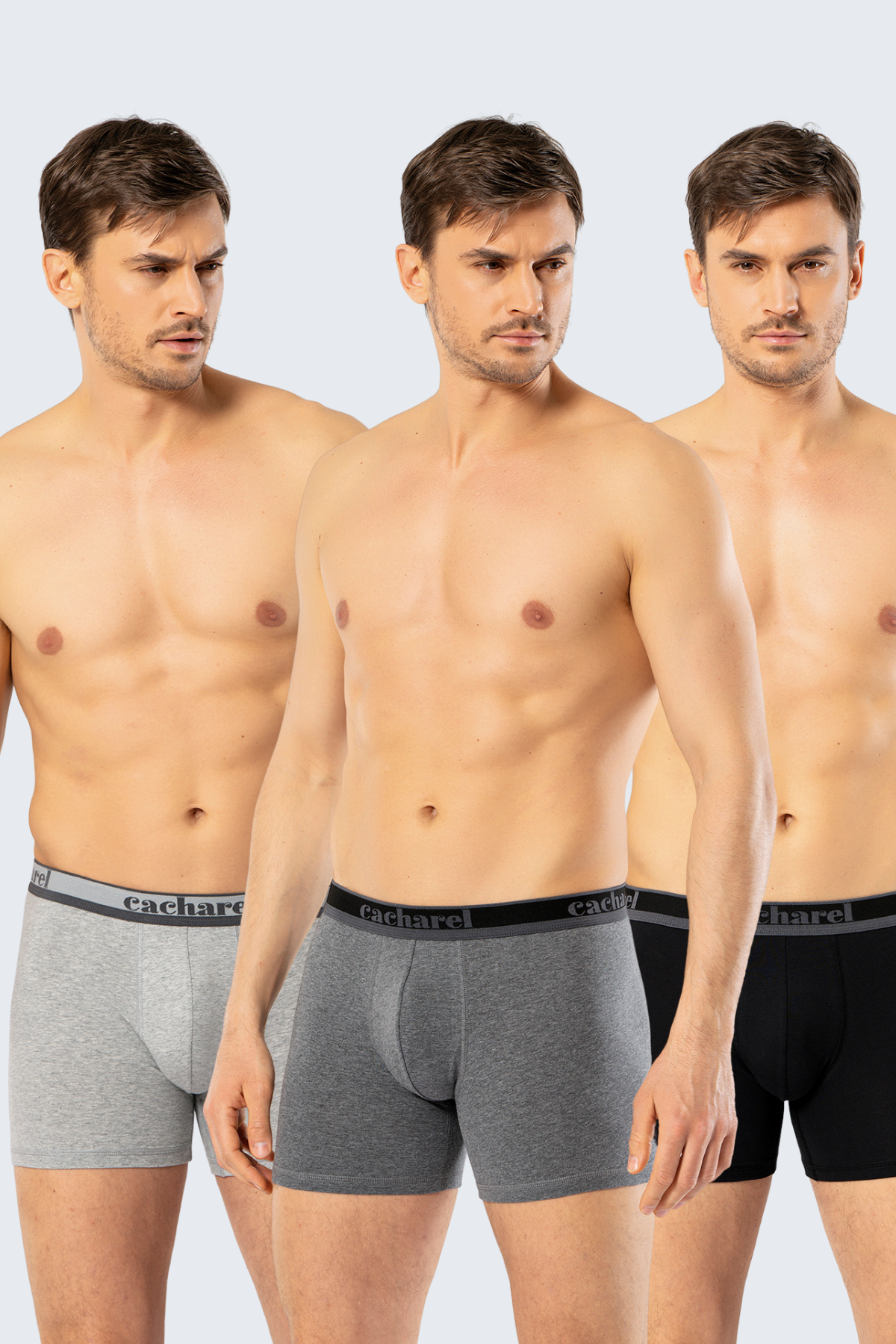 Cacharel Erkek Uzun Paçalı 3'lü Boxer