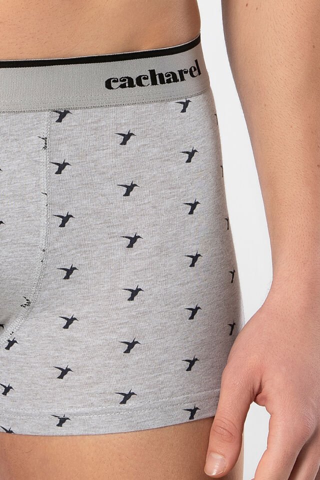 Cacharel Erkek Desenli Likralı Boxer 3'lü Paket