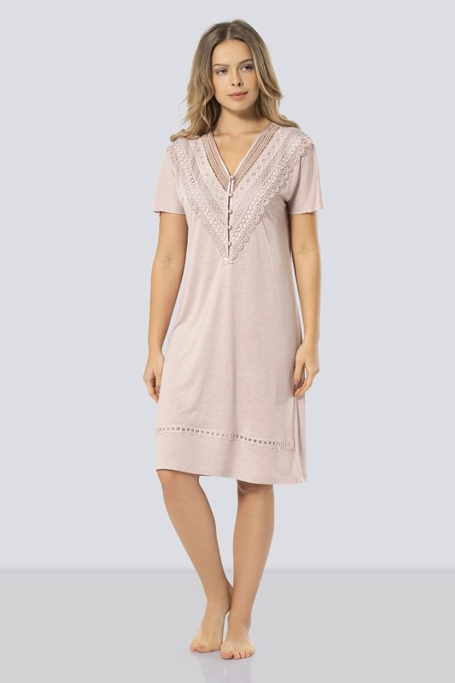 Türen Kadın V Yaka Gecelik