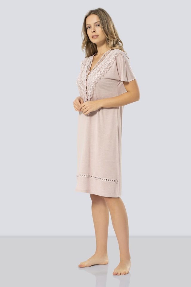 Türen Kadin V Yaka Gecelik