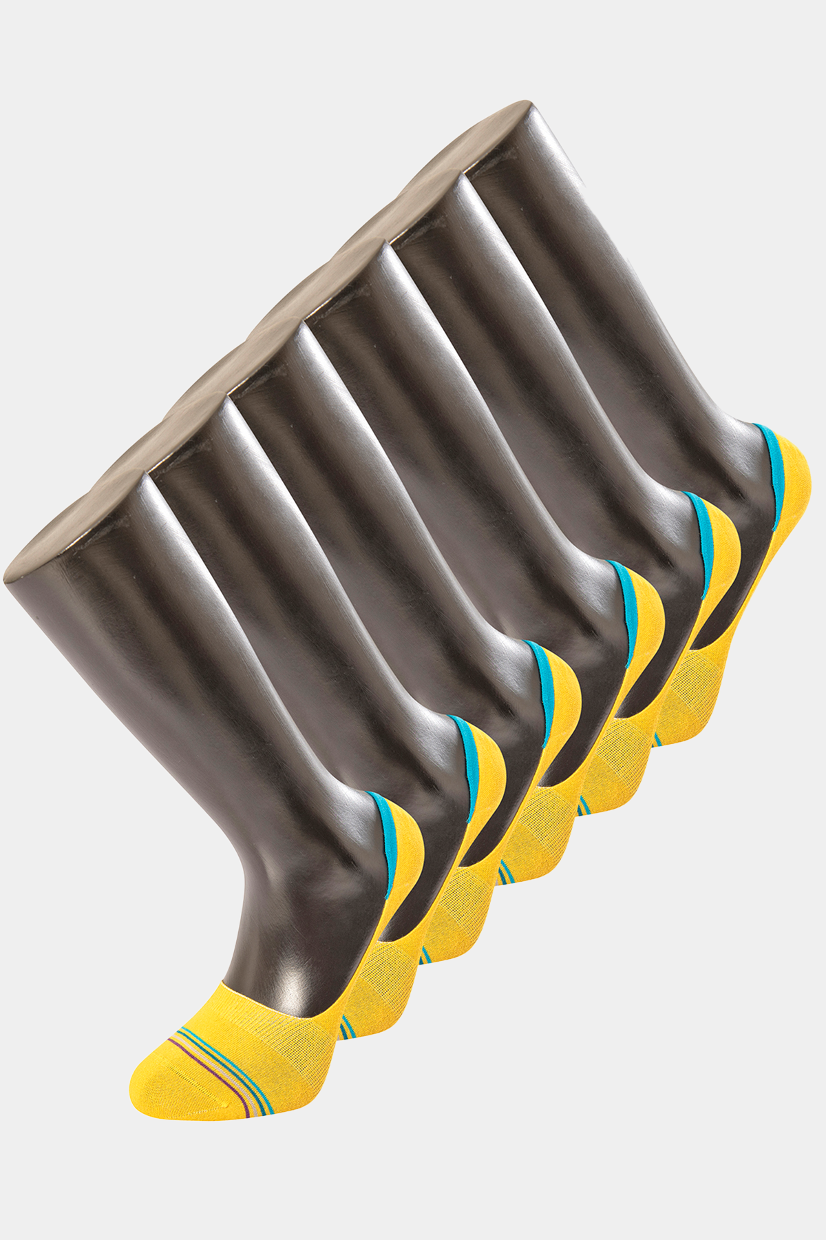 Türen Erkek Çizgili Babet Çorap 6'li Paket