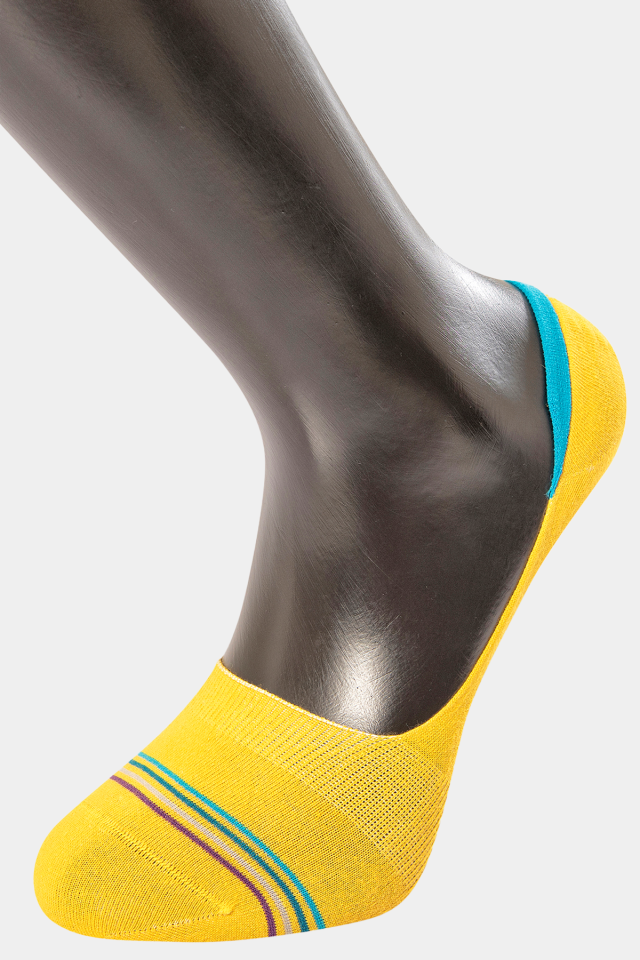 Türen Erkek Çizgili Babet Çorap 6'li Paket