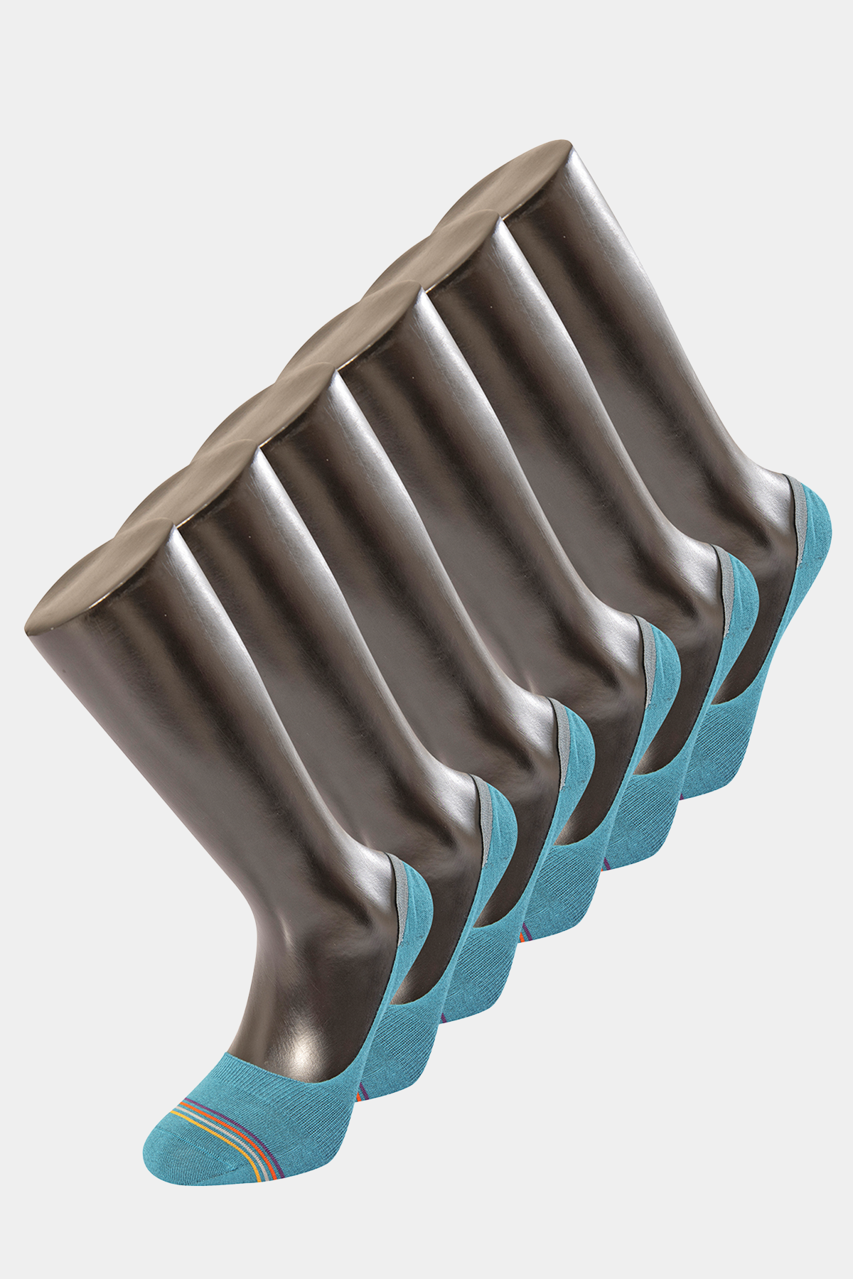 Türen Erkek Çizgili Babet Çorap 6'li Paket