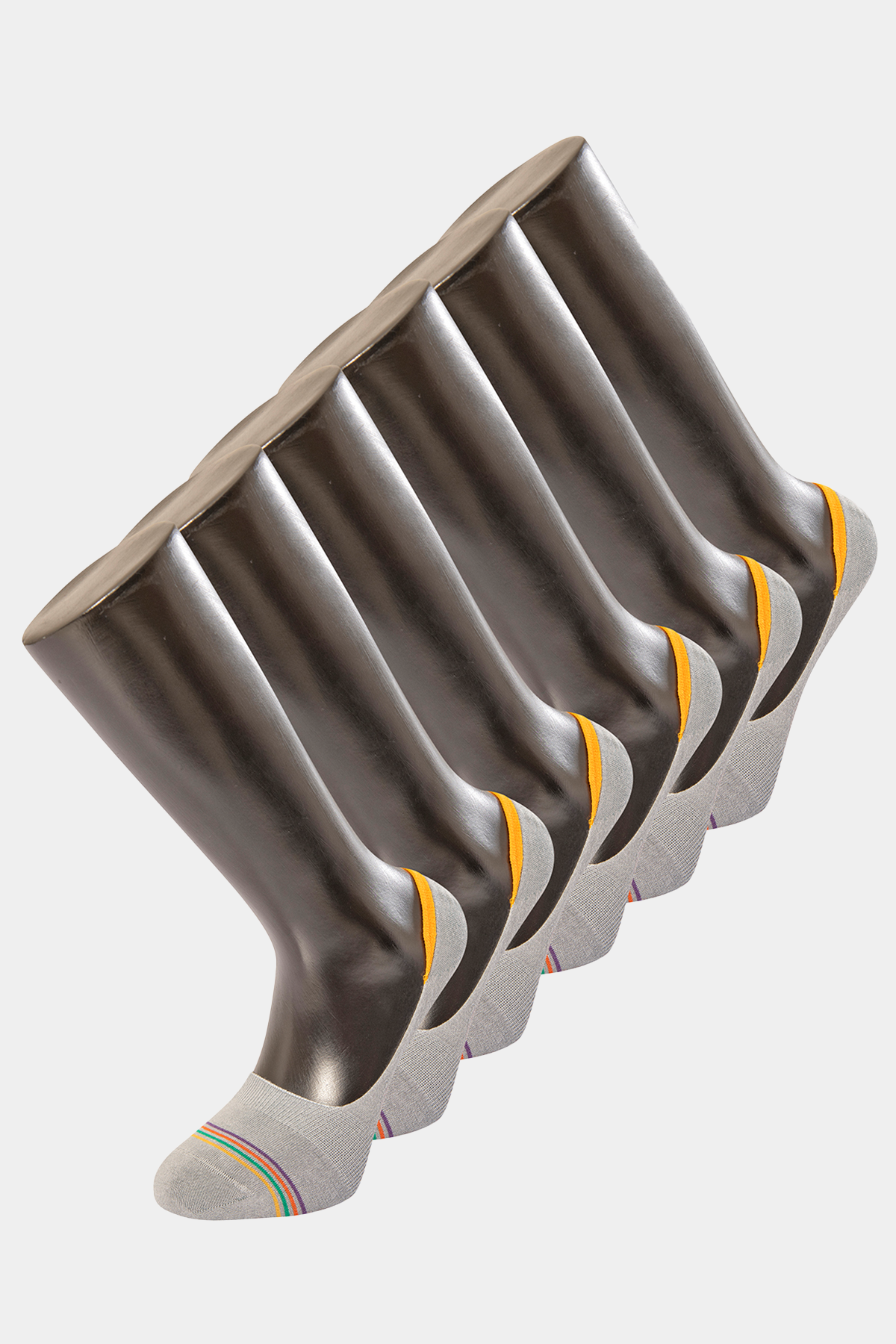 Türen Erkek Çizgili Babet Çorap 6'li Paket