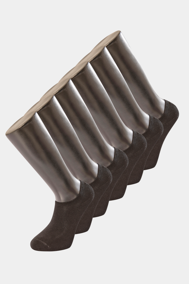 Türen Erkek Düz Sneakers Çorap 6'li Paket