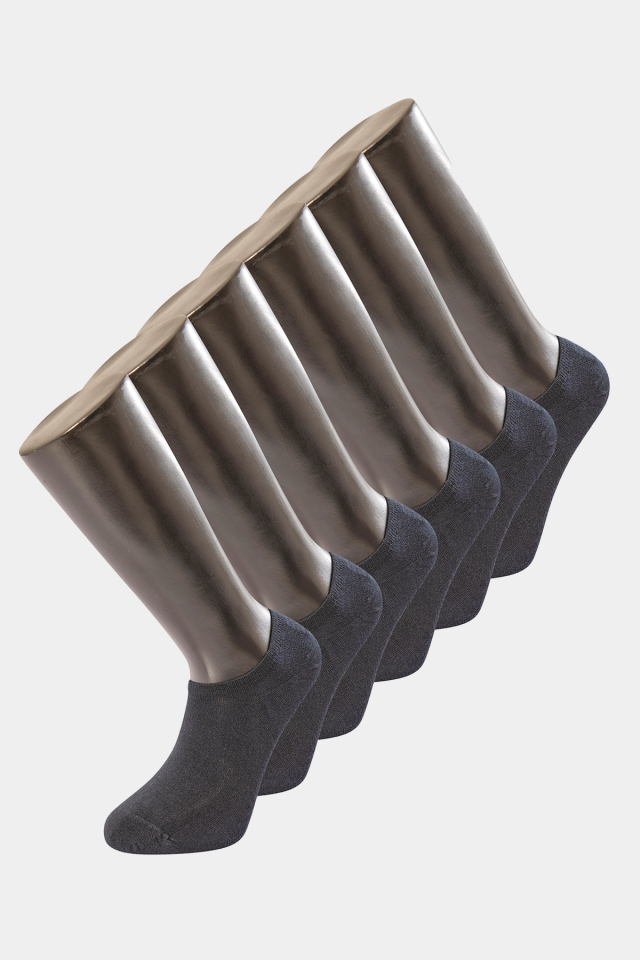 Türen Erkek Düz Sneakers Çorap 6'li Paket