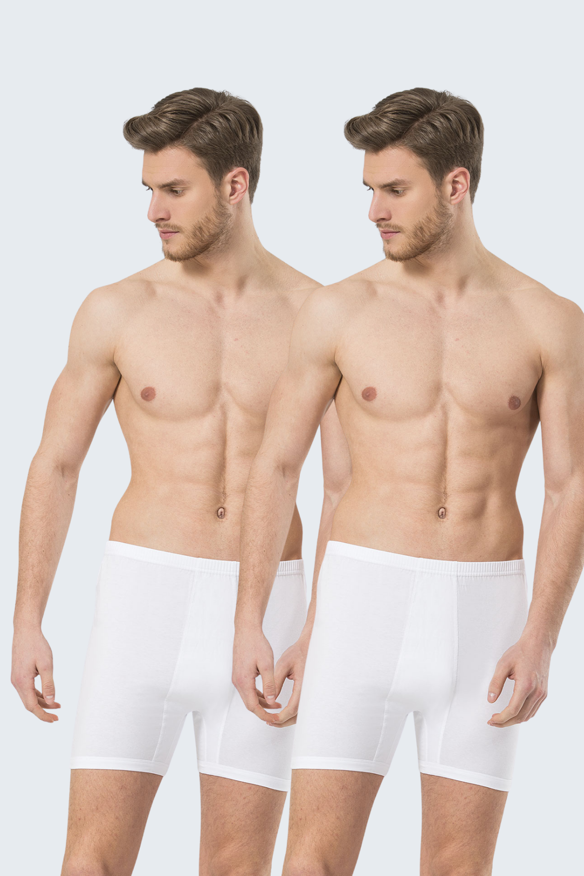 Türen Erkek Penye Arjantin Boxer 2'li Paket