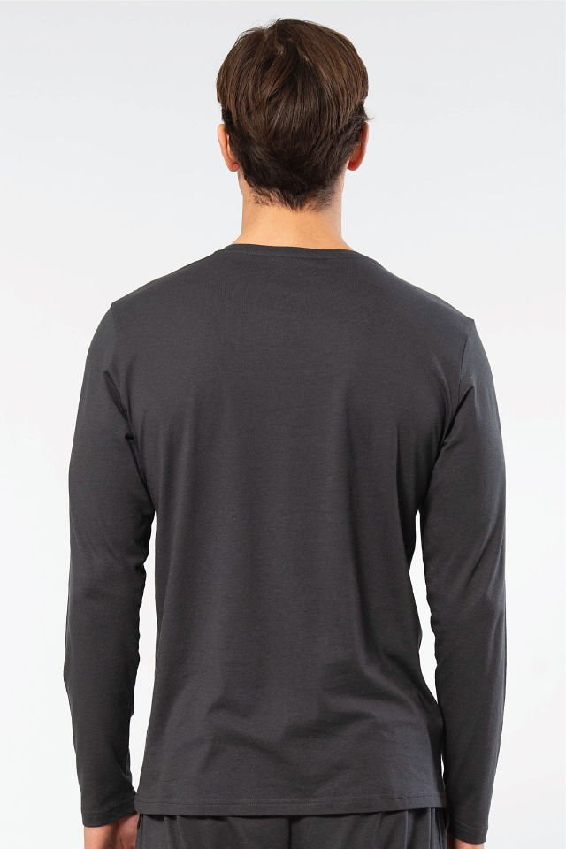 Cacharel Erkek Modal Pamuk Bisiklet Yaka T-shirt