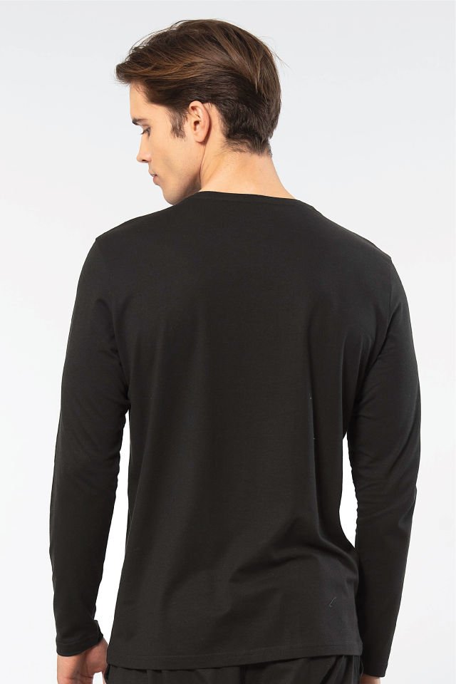 Cacharel Erkek Modal Pamuk Bisiklet Yaka T-shirt