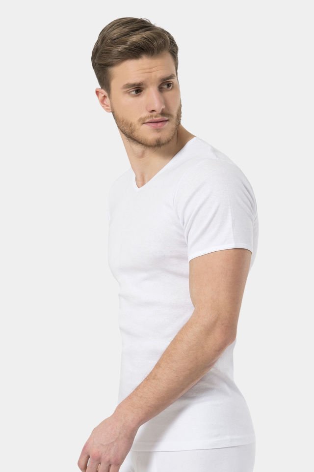 Türen Erkek Ribana V yaka Fanila 2'li Paket