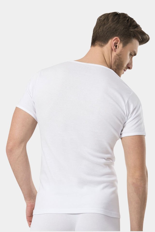 Türen Erkek Ribana V yaka Fanila (2\'li Paket)