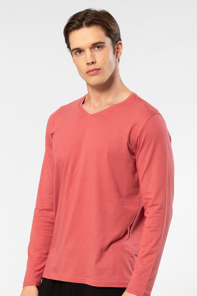 Cacharel Erkek Modal Pamuk V Yaka T-shirt