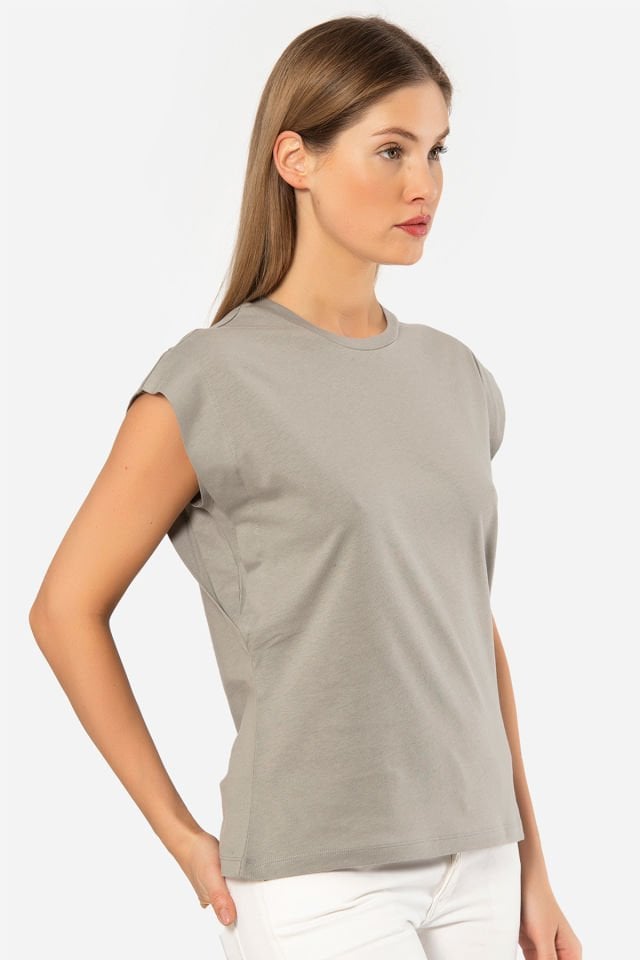 Türen Kadin Vatka Görünümlü T-shirt