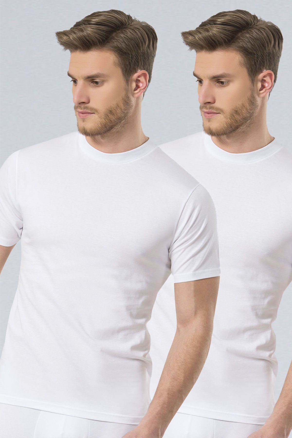 Türen Erkek Bisiklet Yaka Fanila 2'li Paket