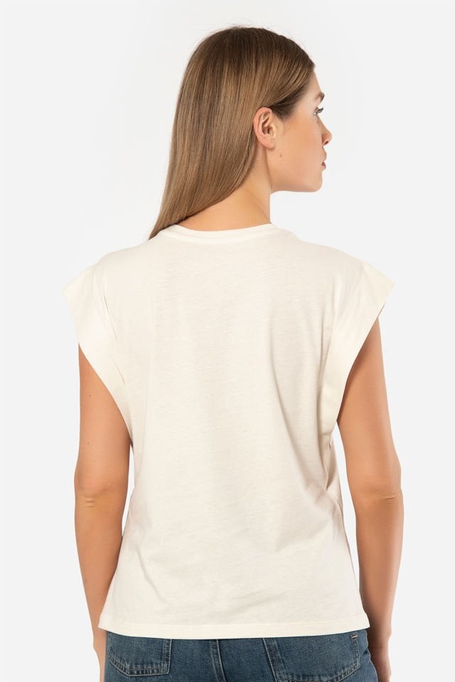 Türen Kadin Vatka Görünümlü T-shirt