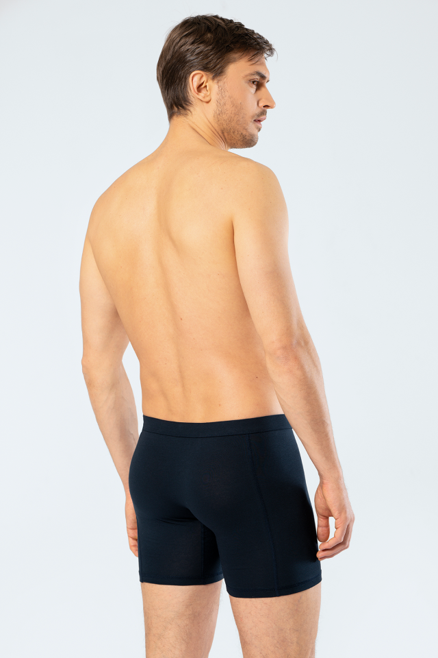 Cacharel Erkek Likralı Uzun Boxer (Bel Bantlı)