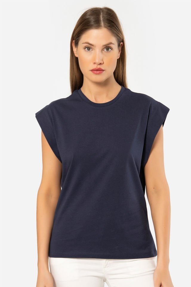 Türen Kadin Vatka Görünümlü T-shirt