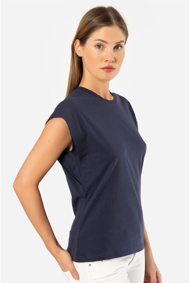 Türen Kadin Vatka Görünümlü T-shirt