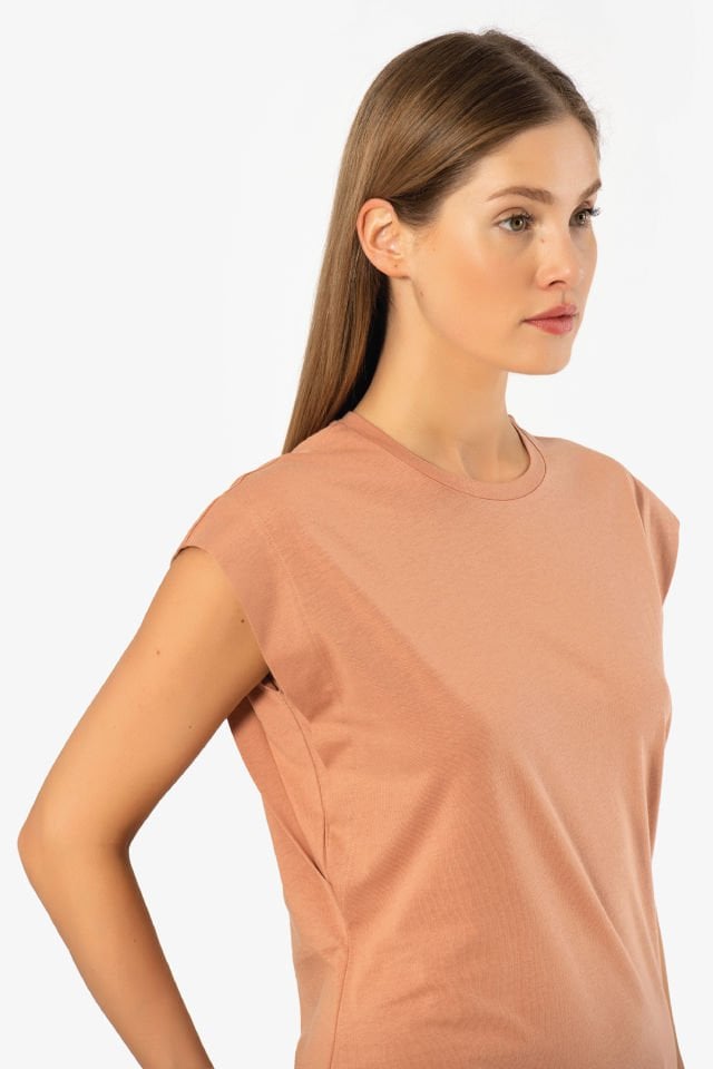 Türen Kadin Vatka Görünümlü T-shirt