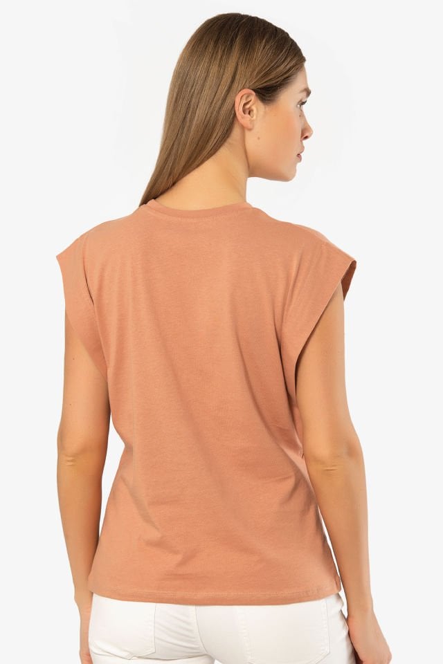 Türen Kadin Vatka Görünümlü T-shirt