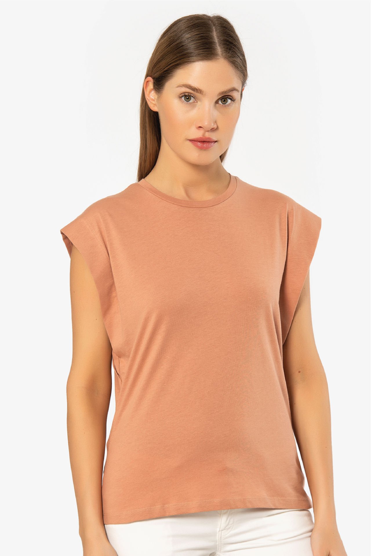 Türen Kadin Vatka Görünümlü T-shirt