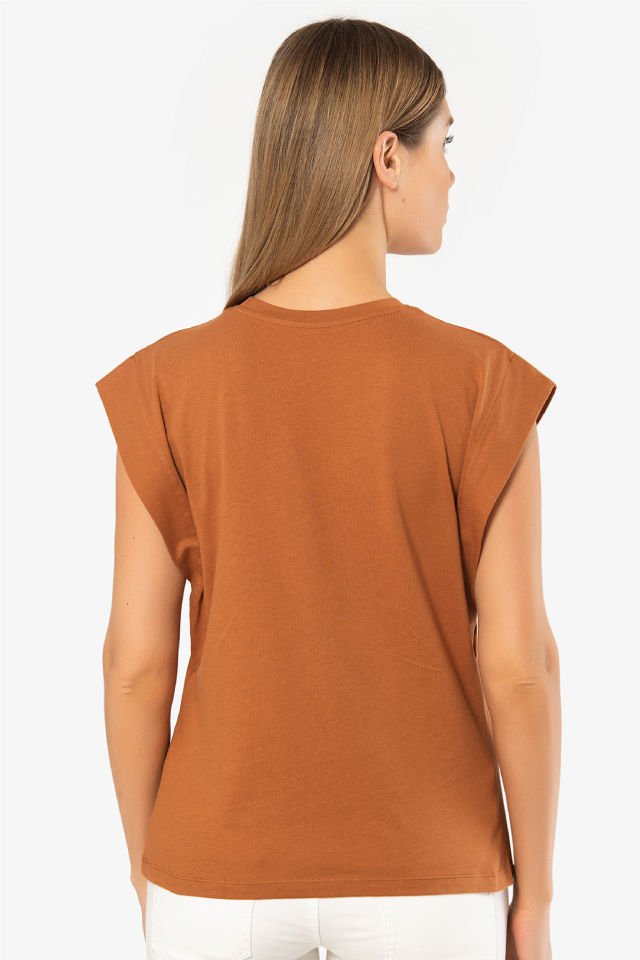 Türen Kadin Vatka Görünümlü T-shirt