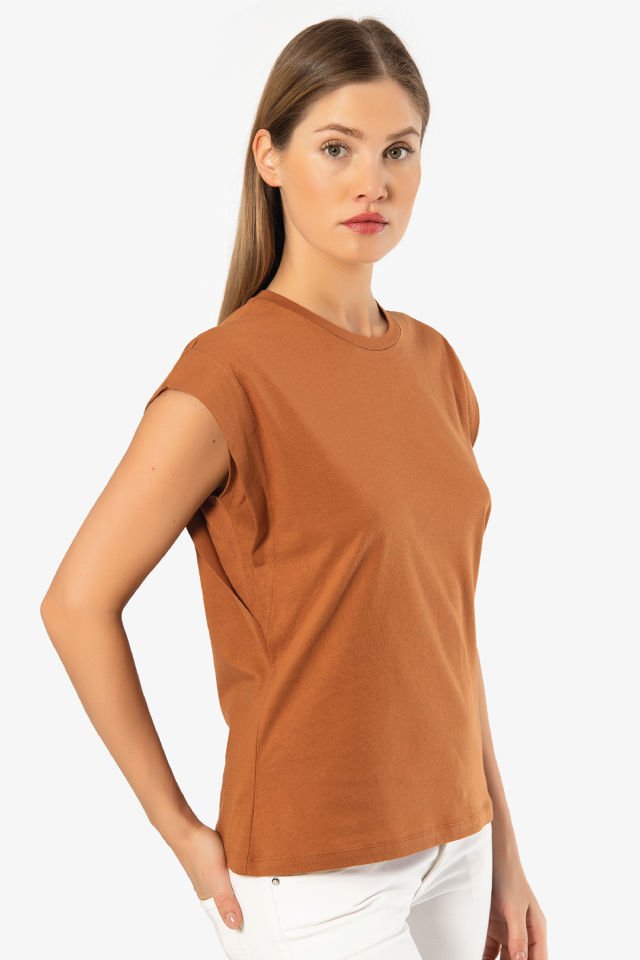 Türen Kadin Vatka Görünümlü T-shirt