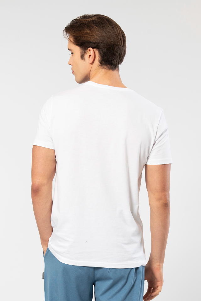 Cacharel Erkek Bisiklet Yaka T-Shirt