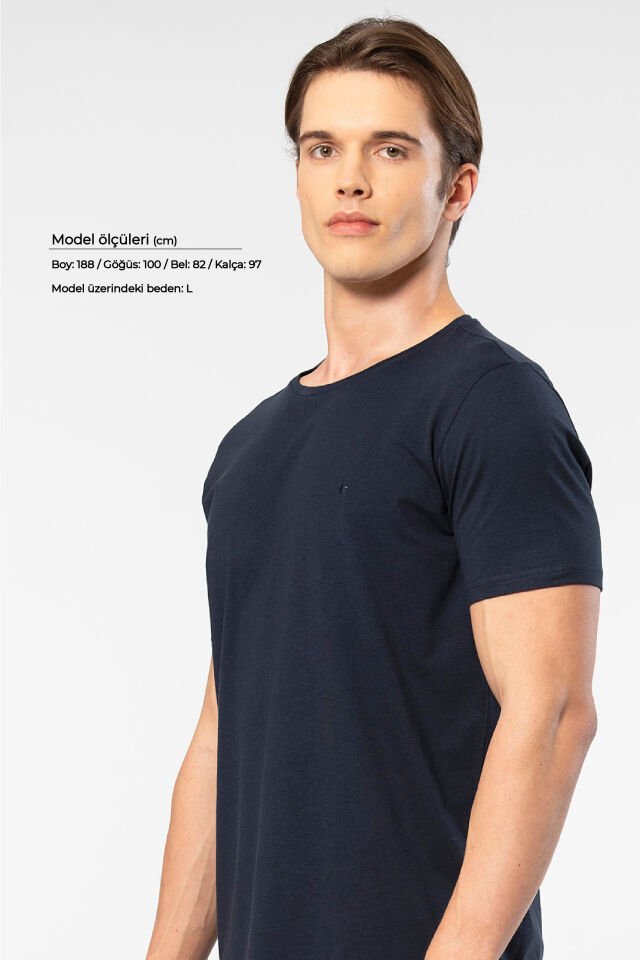 Cacharel Erkek Bisiklet Yaka T-Shirt