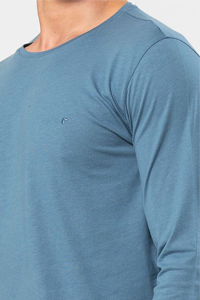 Cacharel Erkek Bisiklet Yaka Uzun Kollu Modal Pijama Takımı