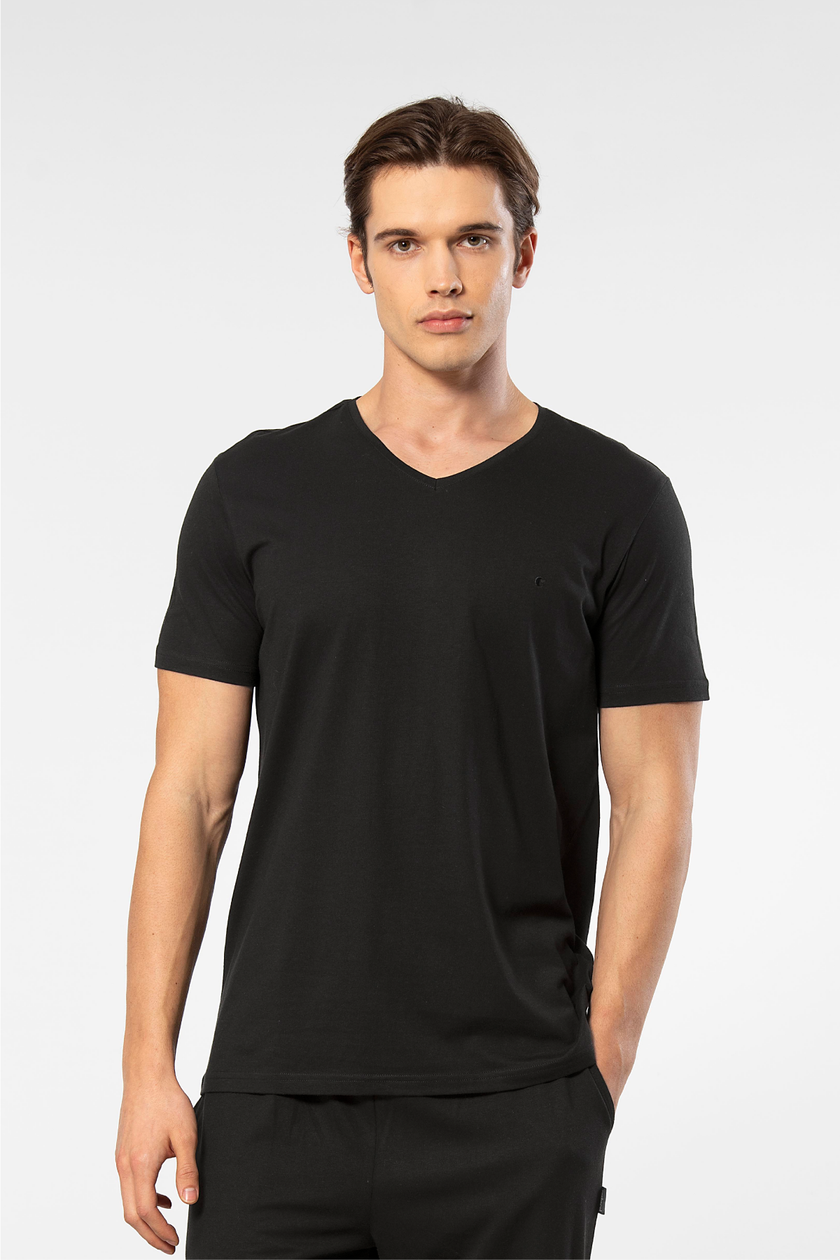 Cacharel Erkek V Yaka T-Shirt