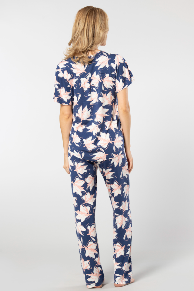 Türen Patlı Örme Kısa Kol Pijama Takımı