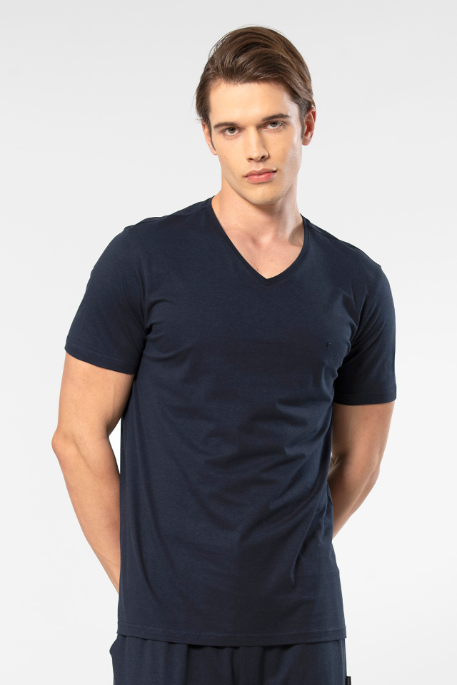 Cacharel Erkek V Yaka T-Shirt