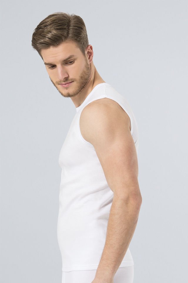 Türen Erkek Spor O yaka Atlet (2\'li Paket)