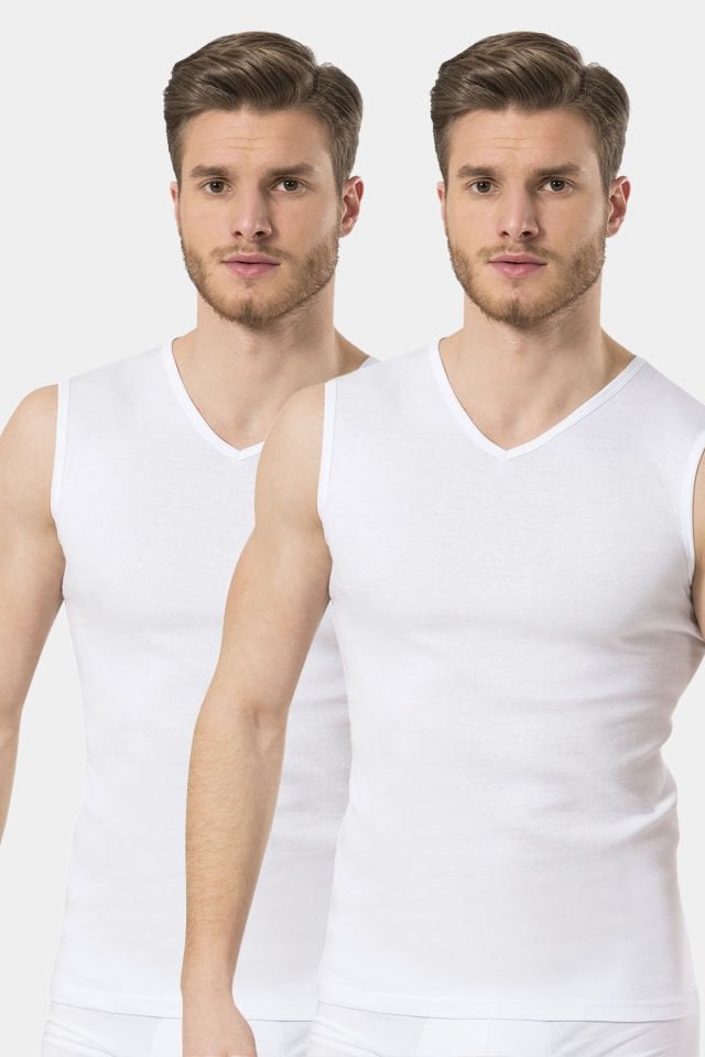 Türen Erkek Spor V yaka Atlet 2'li Paket