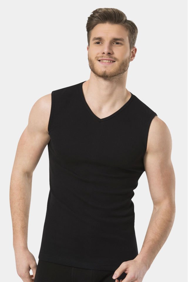 Türen Erkek Spor V yaka Atlet 2'li Paket