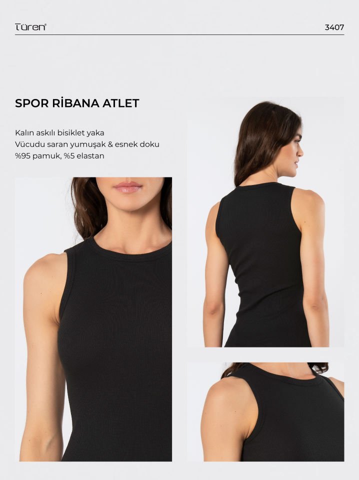 Türen Kadin Kolsuz Ribana Atlet