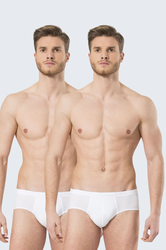 Türen Erkek Ribana Kom Slip 2'li Paket