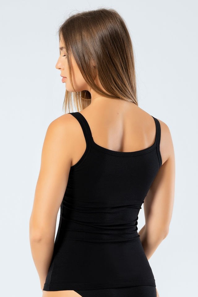 Türen Kadın İp Askılı Likralı Pamuklu Atlet