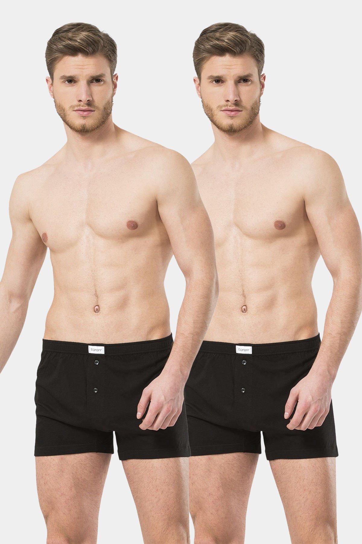 Türen Erkek Düğmeli Boxer (2\'li Paket)